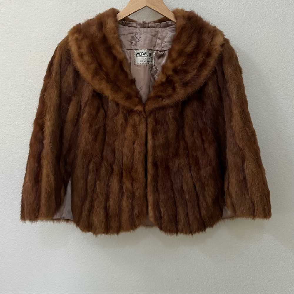 Vintage Brown Mink Stole